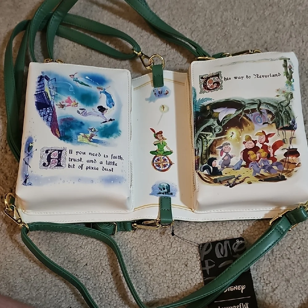 Green Peter Pan Crossbody Bag - Picture 6 of 9